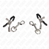 Kink - Haken-Nippelklammern 6 cm