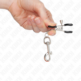 Kink - Haken-Nippelklammern 6 cm