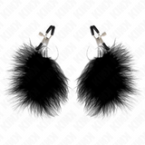 Kink - Federnippenklemme Schwarz 7 cm
