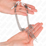 Kink - Nippelklemmen mit Spikes Ketten 30 cm