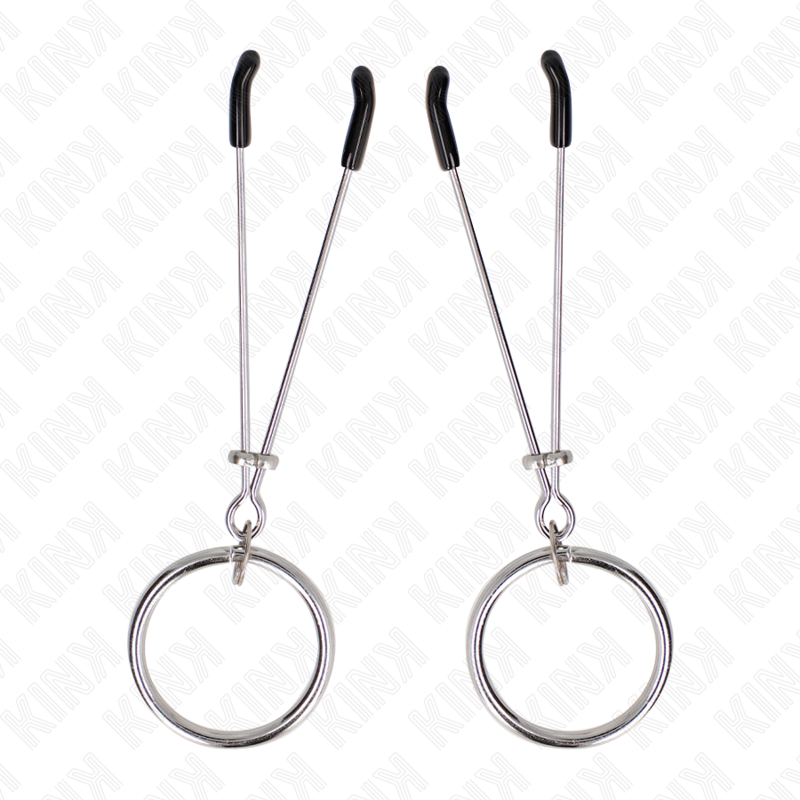 Kink - Dünne Nippelklemmen mit O-Ring 7 cm