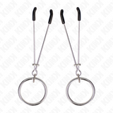Kink - Dünne Nippelklemmen mit O-Ring 7 cm