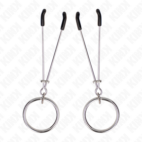 Kink - Dünne Nippelklemmen mit O-Ring 7 cm