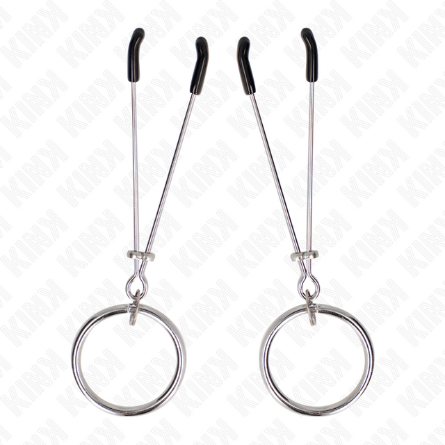 Kink - Dünne Nippelklemmen mit O-Ring 7 cm
