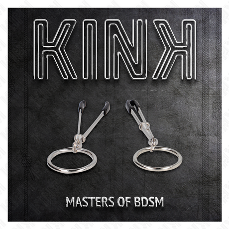 Kink - Dünne Nippelklemmen mit O-Ring 7 cm