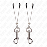 Kink - Dünne Haken-Nippelklammere Silber 7 cm