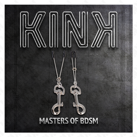 Kink - Dünne Haken-Nippelklammere Silber 7 cm