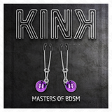 Kink - Dünne Glocken-Nippelklammern Lila 7 cm