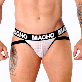 Macho - Mx26x1 Jock Grid Weiss XL