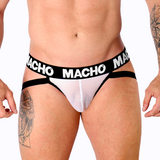 Macho - Mx26x1 Jock Grid Weiss L