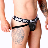 Macho - Mx25nc Jock Schwarzes Leder XL