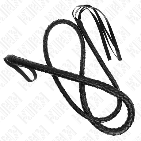 Kink - Lange Schwarze Schlangenpeitsche 210 cm