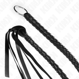 Kink - Schlangenpeitsche mit Schwarzem Handring 65 cm