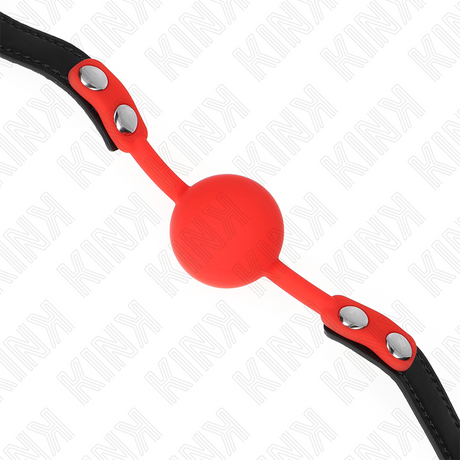 Kink - Roter Silikonball 4 cm Knebel 60 x 2 cm