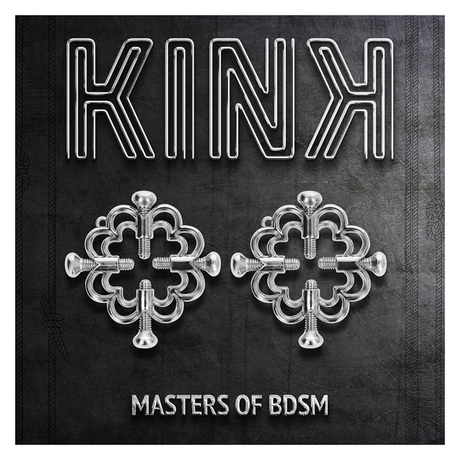 Kink - Metallische Blumen-Nippelklammern
