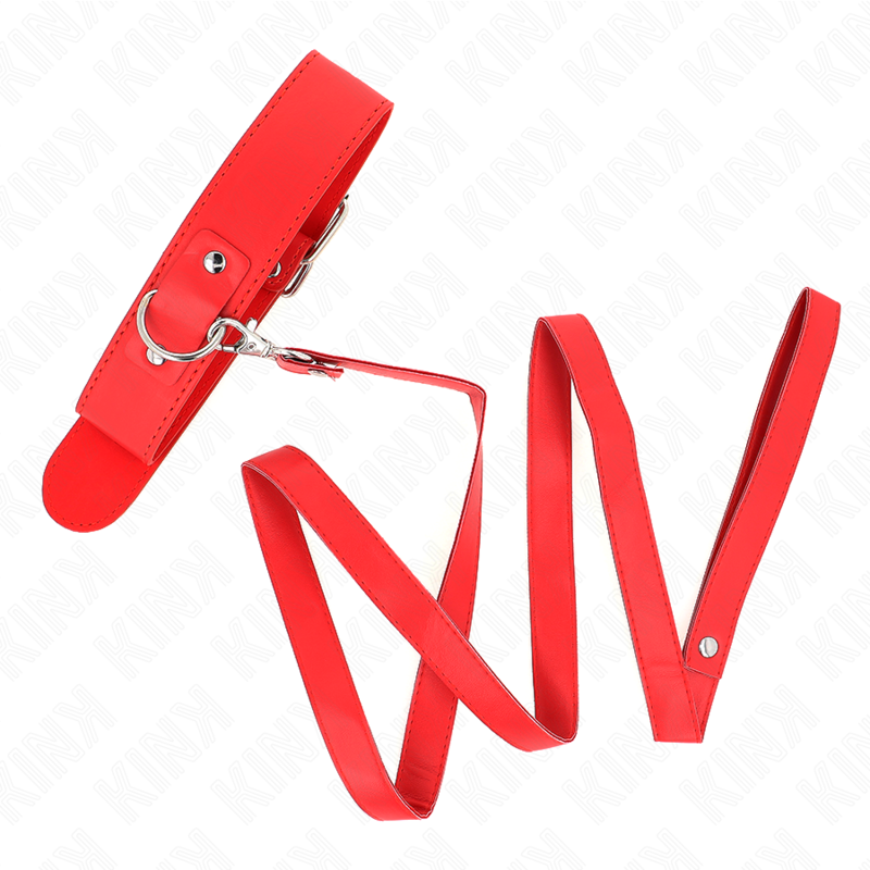 Kink - Halskette mit Gürtel 116 cm Rojo Gurt Verstellbar 32-50 cm x 8 cm