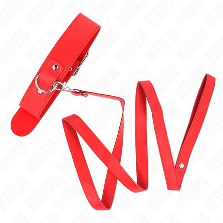 Kink - Halskette mit Gürtel 116 cm Rojo Gurt Verstellbar 32-50 cm x 8 cm