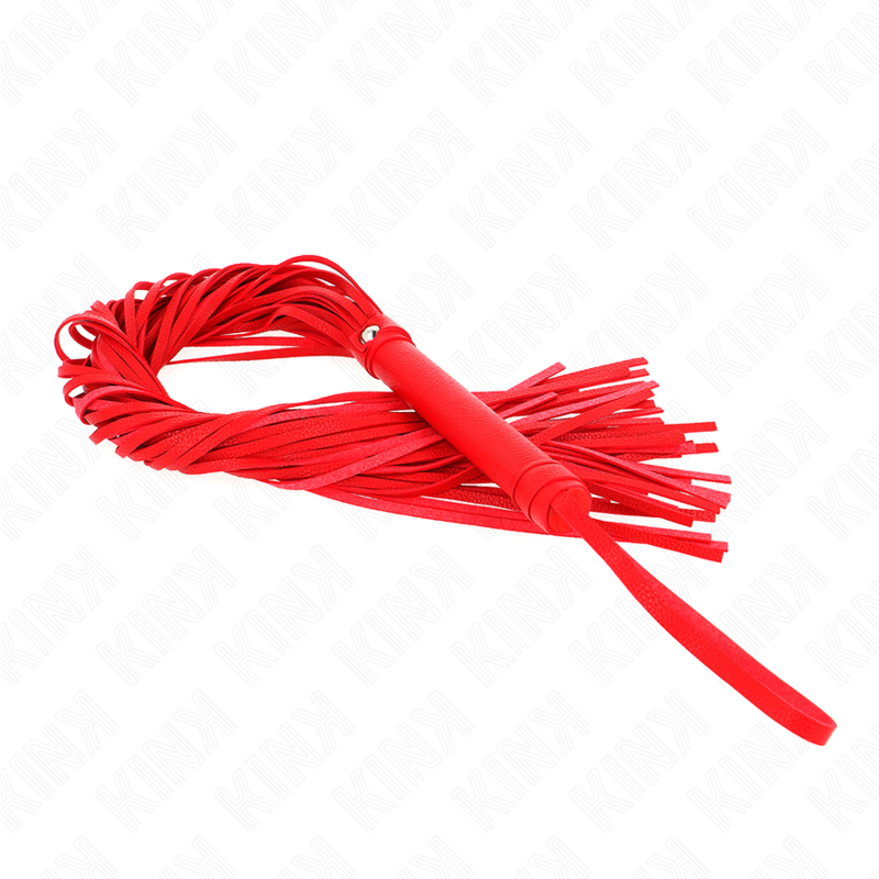 Kink - Rote Weich-PVC-Peitsche 70 cm