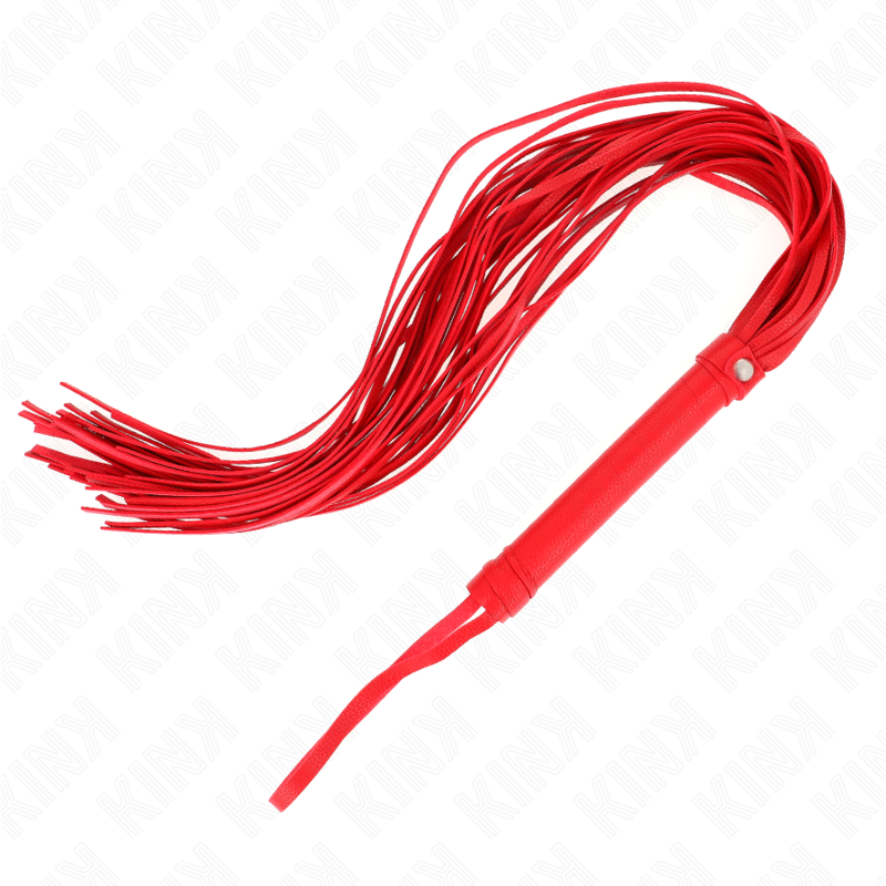 Kink - Rote Weich-PVC-Peitsche 70 cm