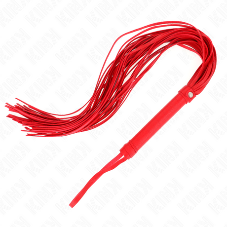 Kink - Rote Weich-PVC-Peitsche 70 cm