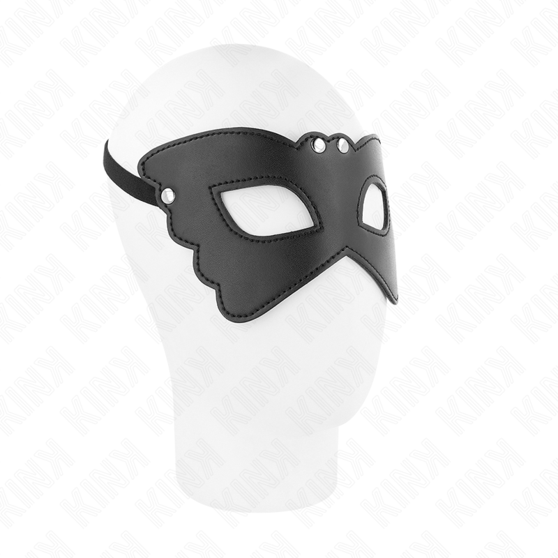 Kink - Schmetterlingsform-Kunstledermaske 20 x 9 cm