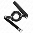 Fetisch-Toy KINK Knebel mit schwarzen Lippen Schwarz 8 cm