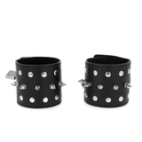 Kink - Punk Handgelenkfesseln mit Spikes 25 x 6 cm