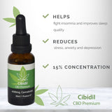 500 Cosmetics - Cibidil Entspannendes Cbd-Öl 15 % 30 ml
