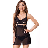 Livco Corsetti Fashion - Maia 20247 Babydoll + Tanga Schwarz S/M