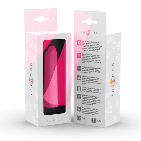 Auflegevibrator Todrick Pink Klitorisstimulierende Kugel 10,2 x 2,5 cm.5