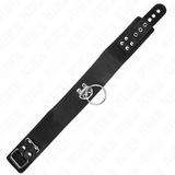 Kink - Nietenleine 116 cm Halsband mit Kunstlederband 50 x 5 cm