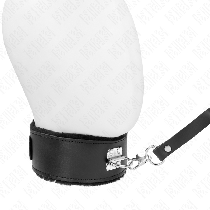 Kink - Halskette mit Gürtel 116 cm mit Schwarzem Lederband Verstellbar 40-48 cm x 6 cm