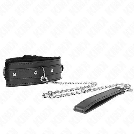 Halsband mit Leine mit Einschränkungen Schwarz 36- x.2