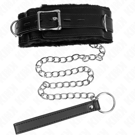 Halsband mit Leine mit Einschränkungen Schwarz 36- x.4