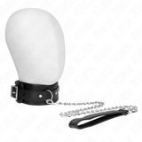 Kink - Basismodell Halsband mit Leine 65 cm Modell 1 53 x 6 cm