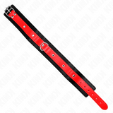 Kink - Halskette mit Rotem Band 65 cm Verstellbar 36-43 cm x 5 cm