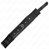 Kink - Halskette mit Schwammkunstlederband Modell 1 Verstellbar 37-54 cm x 3 cm