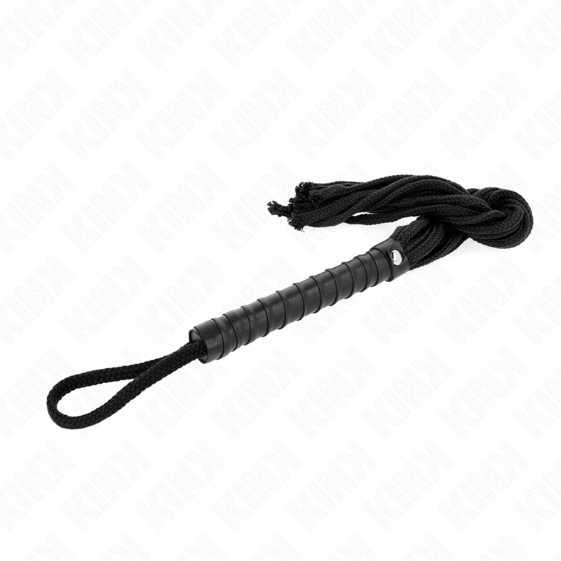 Kink - Schwarze Seilpeitsche 56 cm