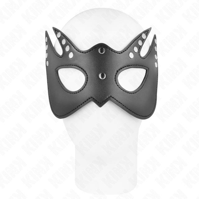 Kink - Fledermausmaske mit Nieten 23 x 15 cm