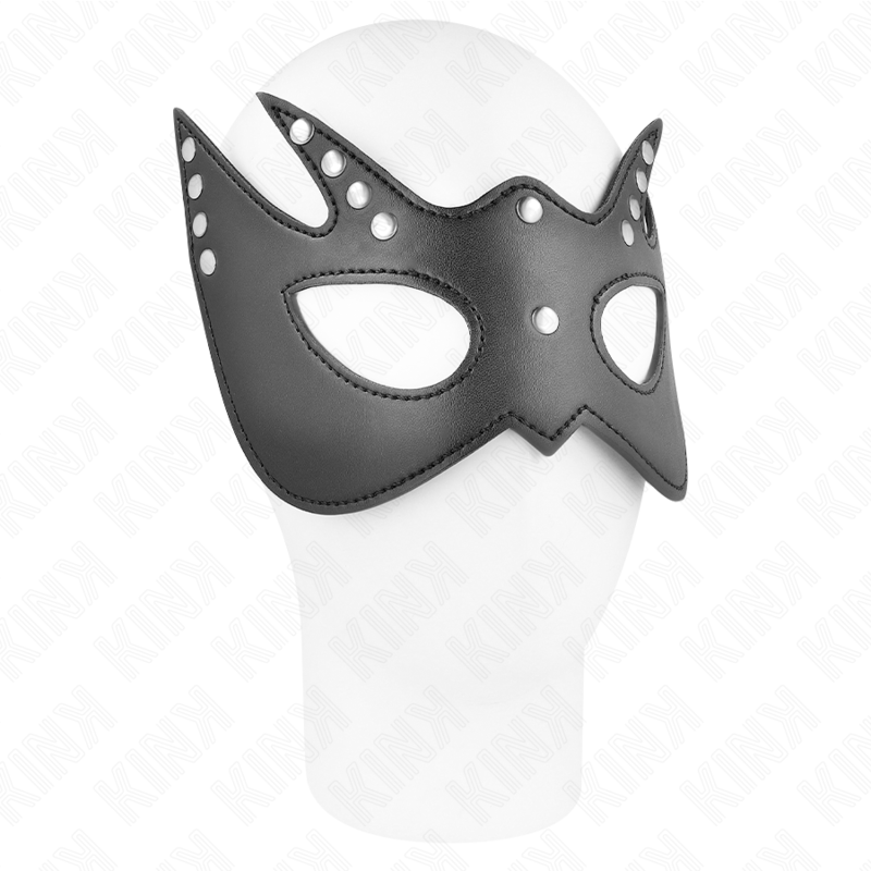 Kink - Fledermausmaske mit Nieten 23 x 15 cm