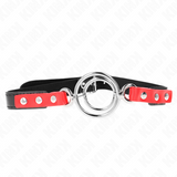 Kink - Knebel mit Mehreren O-Ringen 4 / 4,8 cm Rot 38 x 56 cm