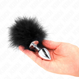 Kink - Edelstahl Anal Plug 11 x 7 cm mit Feder 11 cm