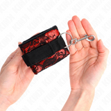 Kink - Scandal Handgelenksfesseln Rot-Schwarz