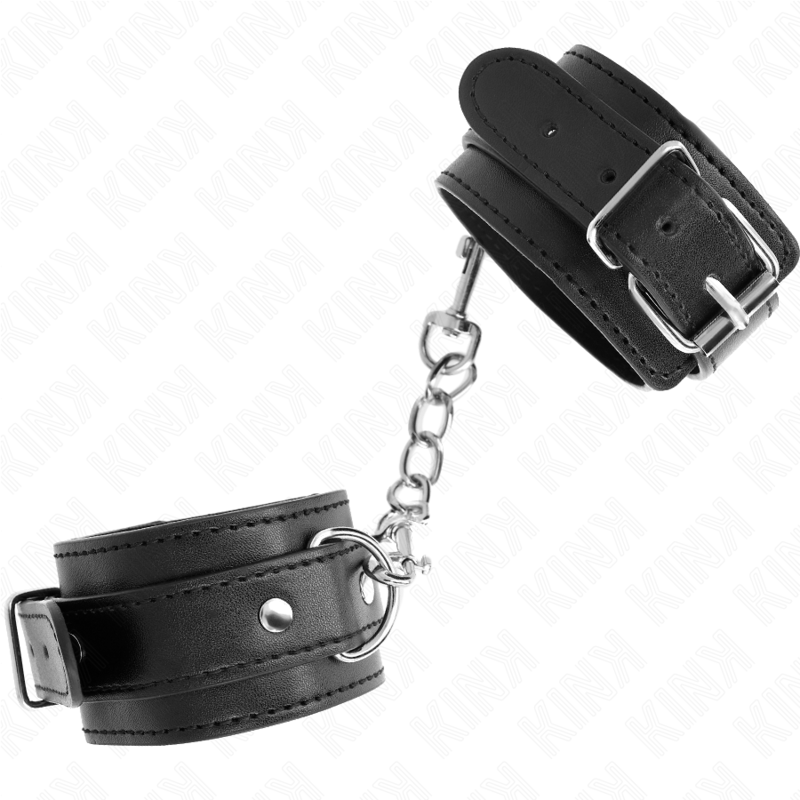 Kink - Dünne Handgelenkfesseln Schwarz Verstellbar 21-33 cm