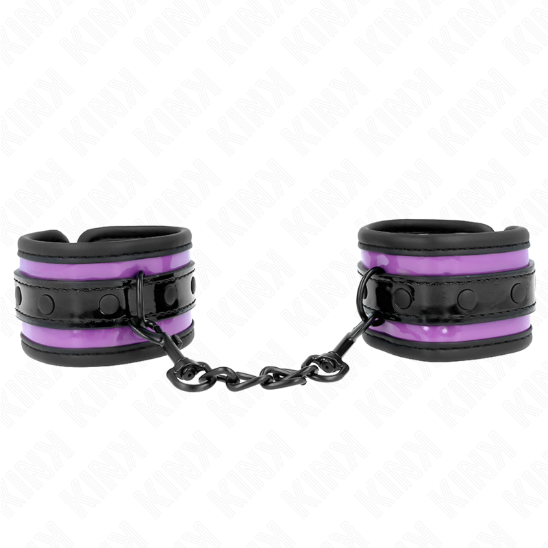 Kink - Neopren Handgelenkfesseln Helllila Verstellbar 21-28 cm x 5 cm
