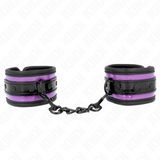 Kink - Neopren Handgelenkfesseln Helllila Verstellbar 21-28 cm x 5 cm