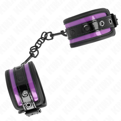 Kink - Neopren Handgelenkfesseln Helllila Verstellbar 21-28 cm x 5 cm