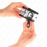 Kink - Transparent Handgelenkmanschetten Verstellbar 18-30 cm x 5,5 cm