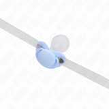 Kink - Hellblauer Schnullerform-Sprudel 5,5 x 4 cm Verstellbar 43-60 cm
