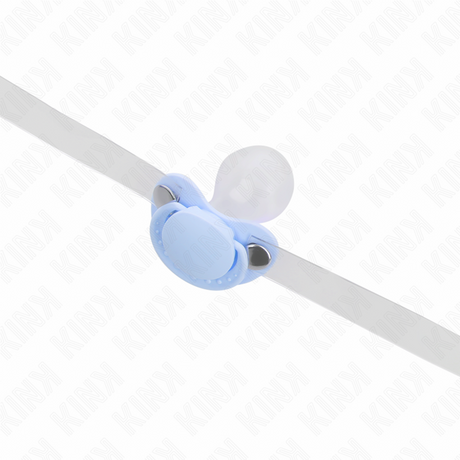 Kink - Hellblauer Schnullerform-Sprudel 5,5 x 4 cm Verstellbar 43-60 cm
